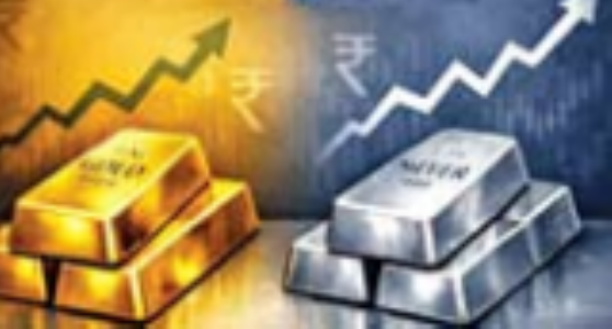 पिछले 3 दिनाें की गिरावट के बाद साेने-चांदी के दामाें में फिर बढ़त